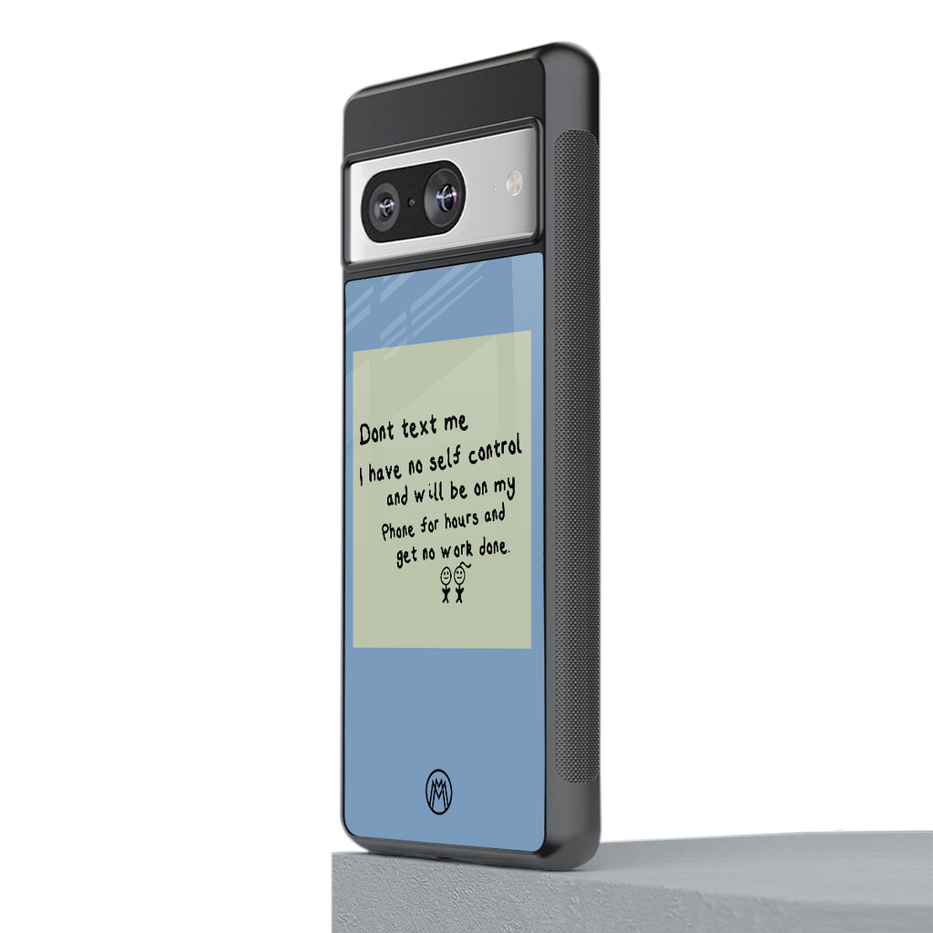 no self control back phone cover | glass case for Google Pixel 8