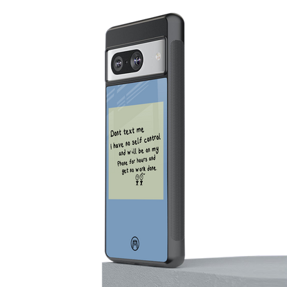 no self control back phone cover | glass case for Google Pixel 8