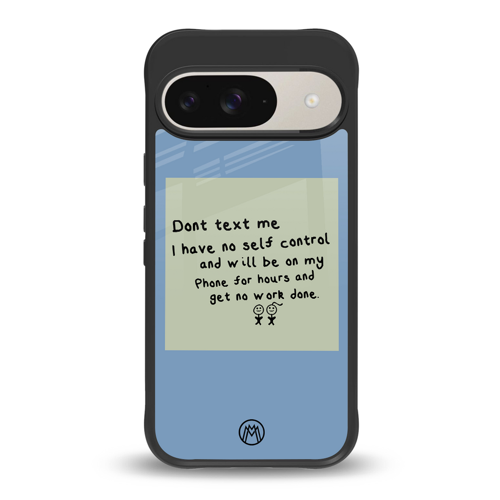 no self control back phone cover | glass case for google pixel 9