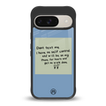 no self control back phone cover | glass case for google pixel 9