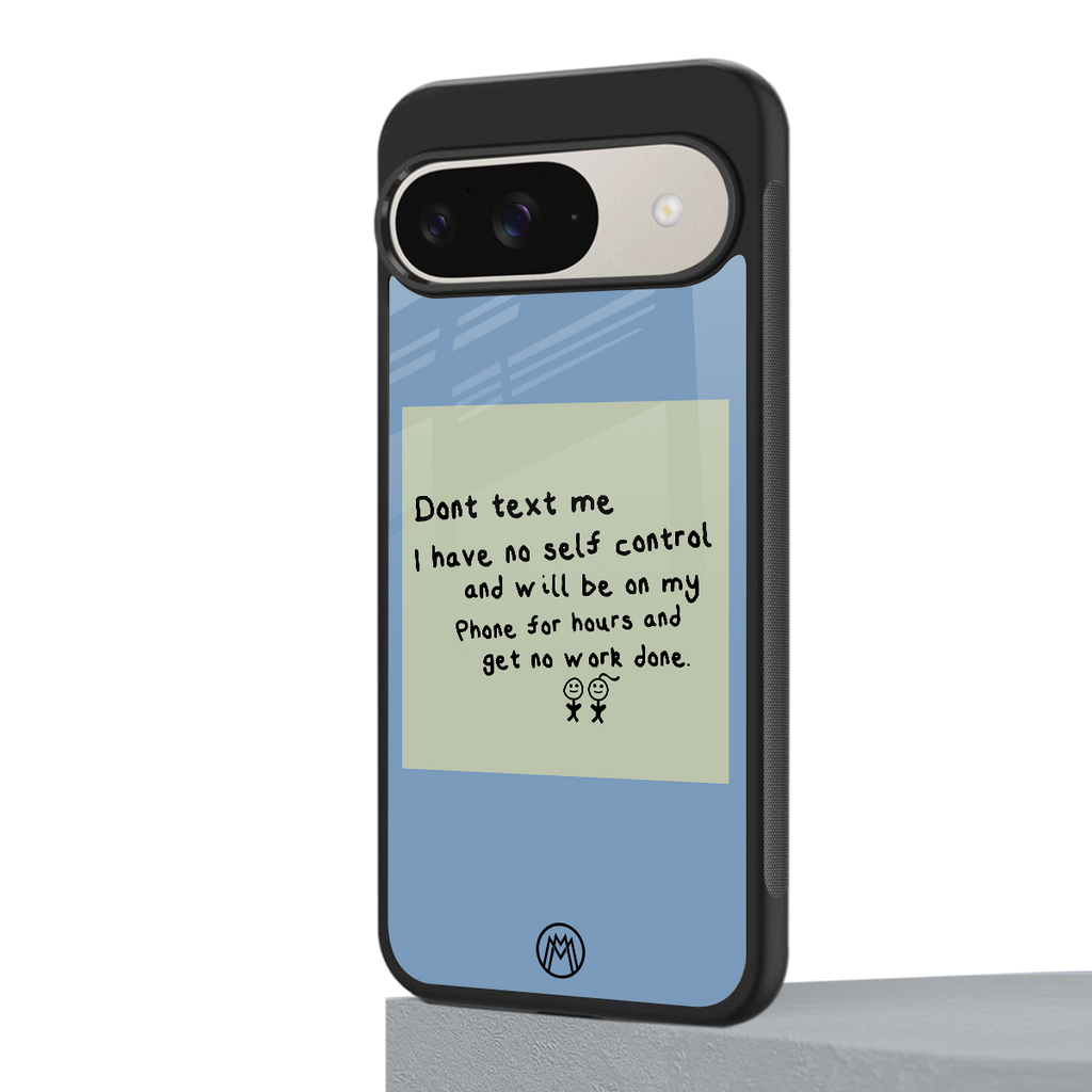 no self control back phone cover | glass case for google pixel 9