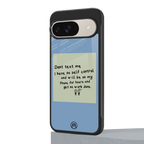no self control back phone cover | glass case for google pixel 9
