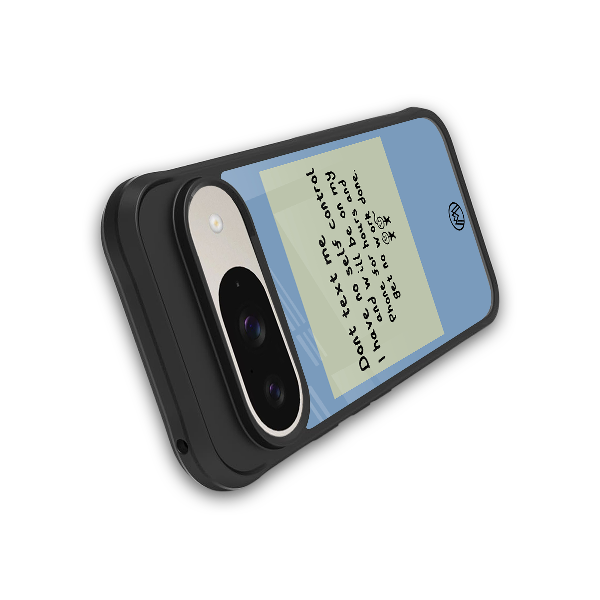 no self control back phone cover | glass case for google pixel 9