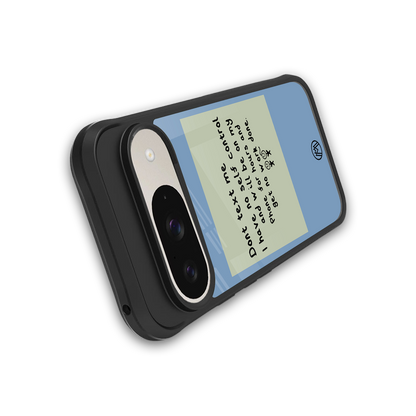 no self control back phone cover | glass case for google pixel 9