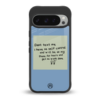 no self control back phone cover | glass case for google pixel 9 pro