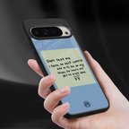 no self control back phone cover | glass case for google pixel 9 pro