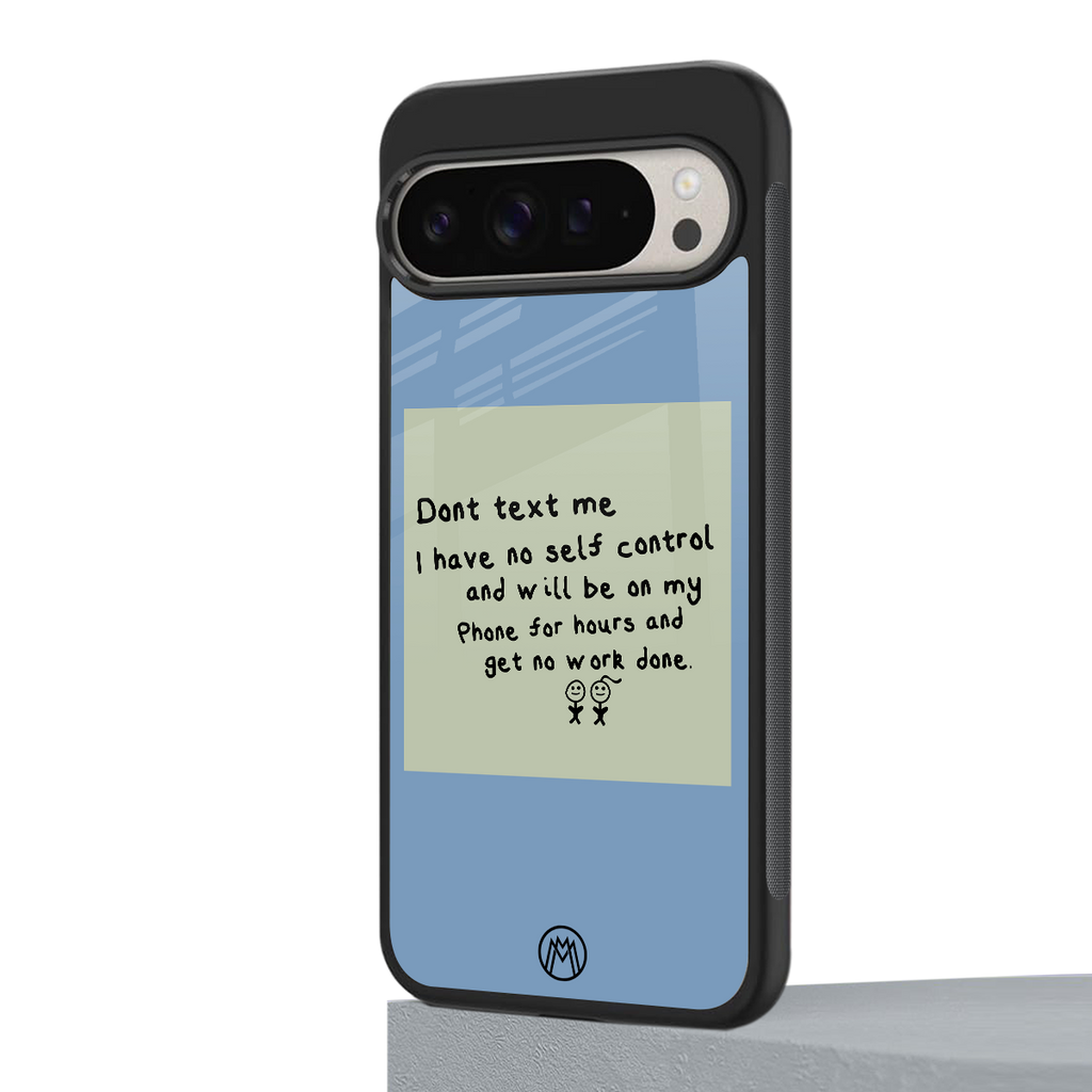 no self control back phone cover | glass case for google pixel 9 pro