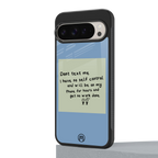 no self control back phone cover | glass case for google pixel 9 pro
