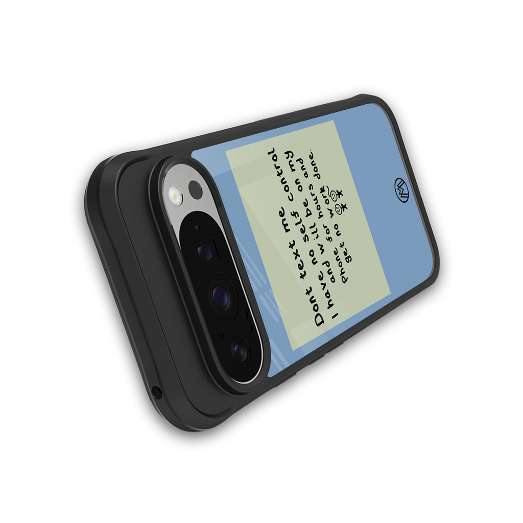 no self control back phone cover | glass case for google pixel 9 pro
