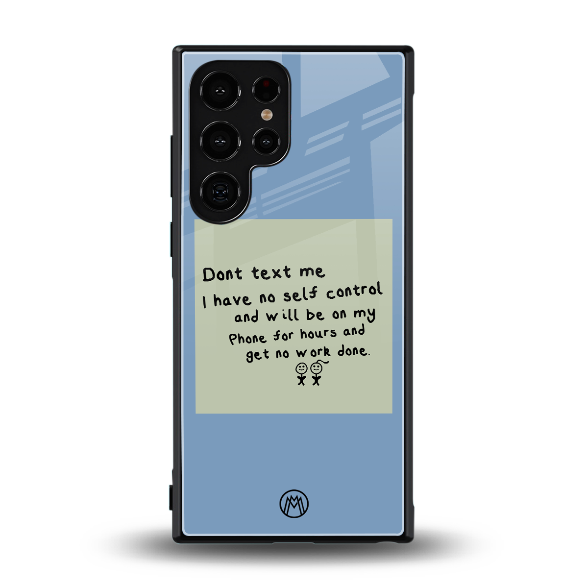no self control back phone cover | glass case for samsung galaxy s24 ultra