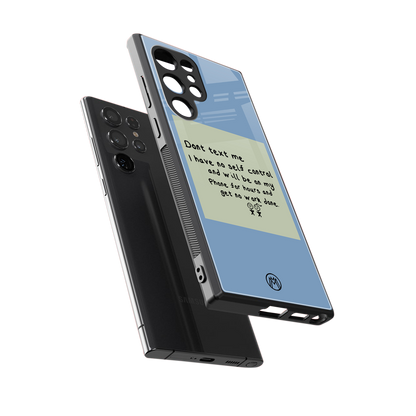 no self control back phone cover | glass case for samsung galaxy s23 ultra