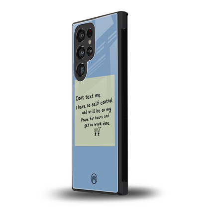 no self control back phone cover | glass case for samsung galaxy s24 ultra