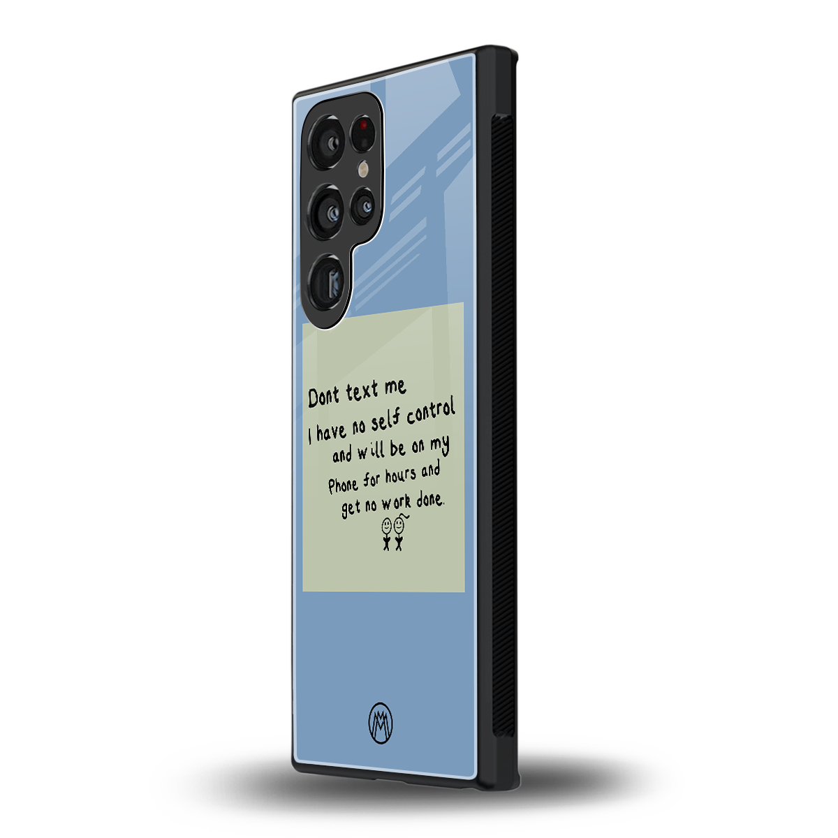 no self control back phone cover | glass case for samsung galaxy s23 ultra