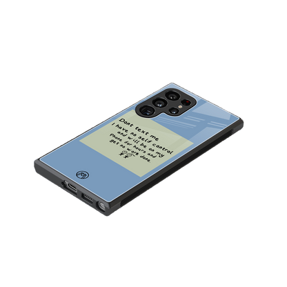 no self control back phone cover | glass case for samsung galaxy s24 ultra