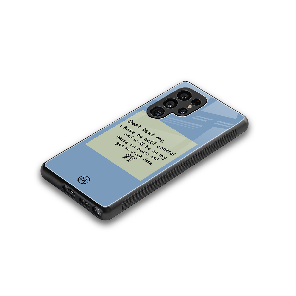 no self control back phone cover | glass case for samsung galaxy s25 ultra