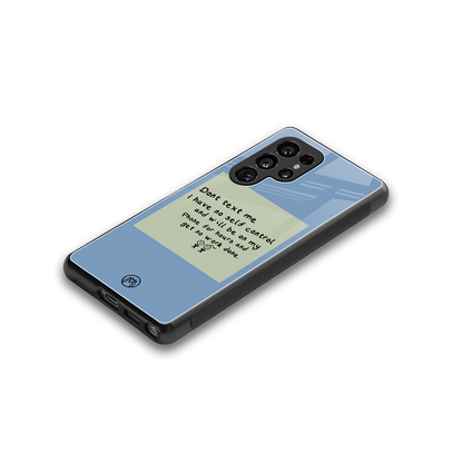no self control back phone cover | glass case for samsung galaxy s25 ultra