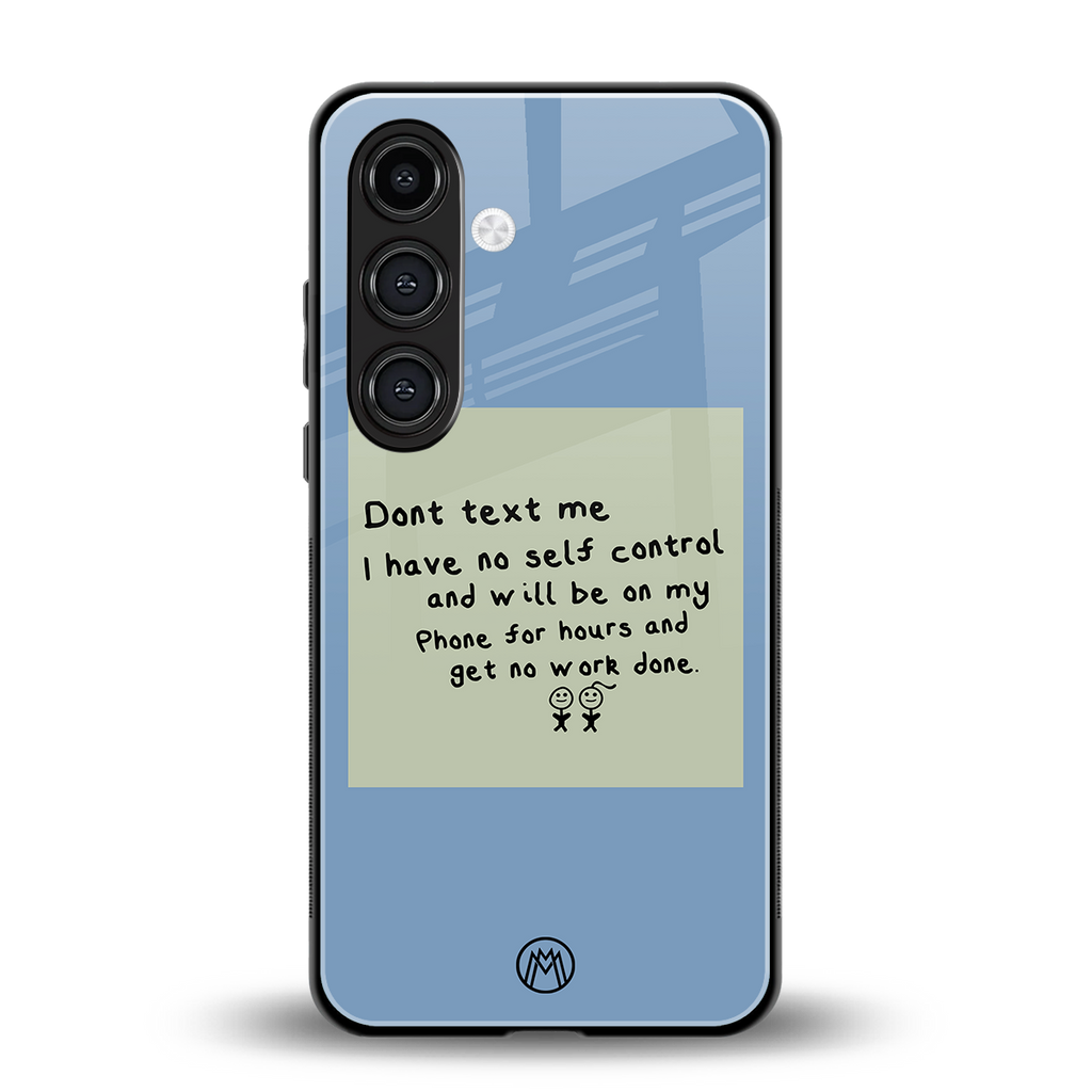 no self control back phone cover | glass case for samsung galaxy s23 plus