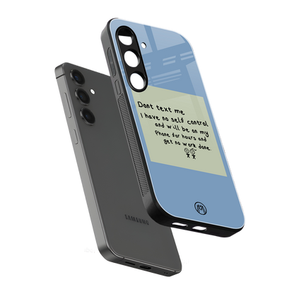 no self control back phone cover | glass case for samsung galaxy s24 fe
