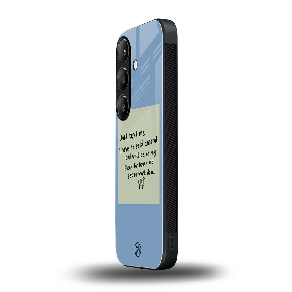 no self control back phone cover | glass case for samsung galaxy s25 plus
