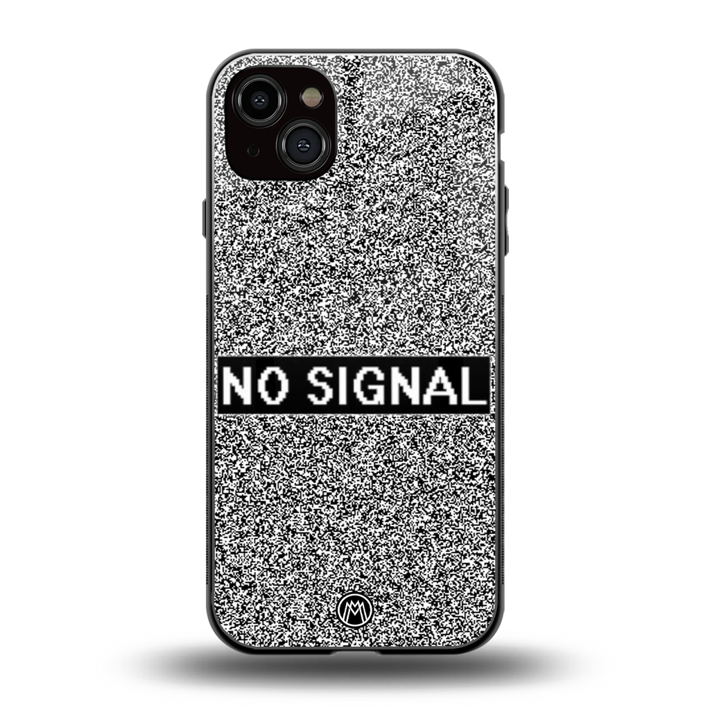 no signal back phone cover | glass case for iphone 15 plus