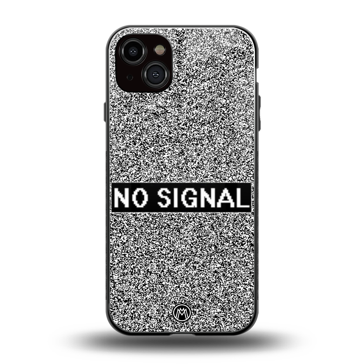 no signal back phone cover | glass case for iphone 15 plus