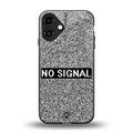 no signal back phone cover | glass case for iphone 16 plus
