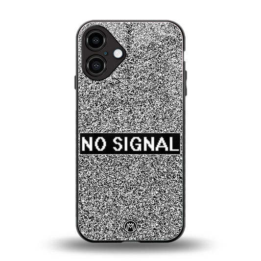 no signal back phone cover | glass case for iphone 16 plus