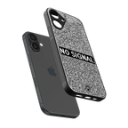 no signal back phone cover | glass case for iphone 16 plus