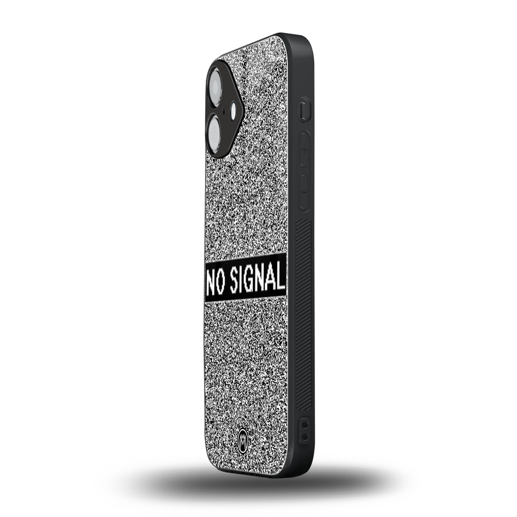 no signal back phone cover | glass case for iphone 16 plus