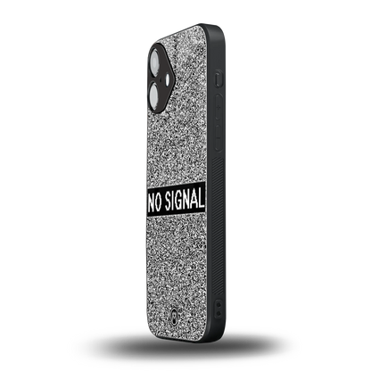 no signal back phone cover | glass case for iphone 16 plus