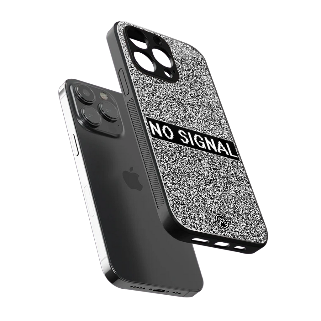 no signal back phone cover | glass case for iphone 16 pro max