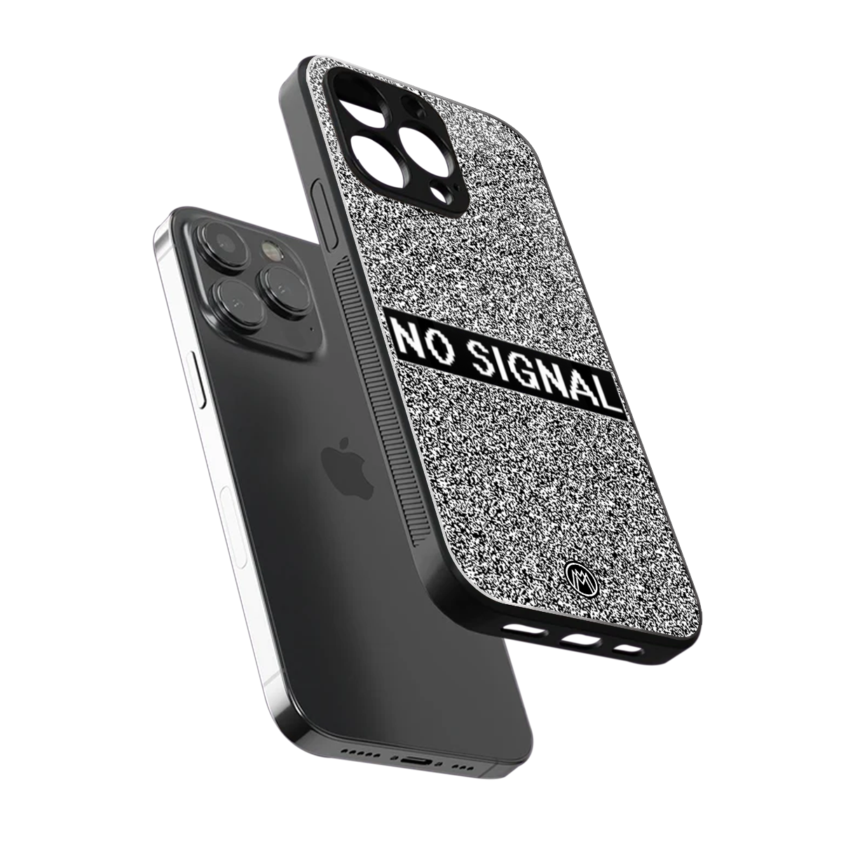 no signal back phone cover | glass case for iphone 16 pro max
