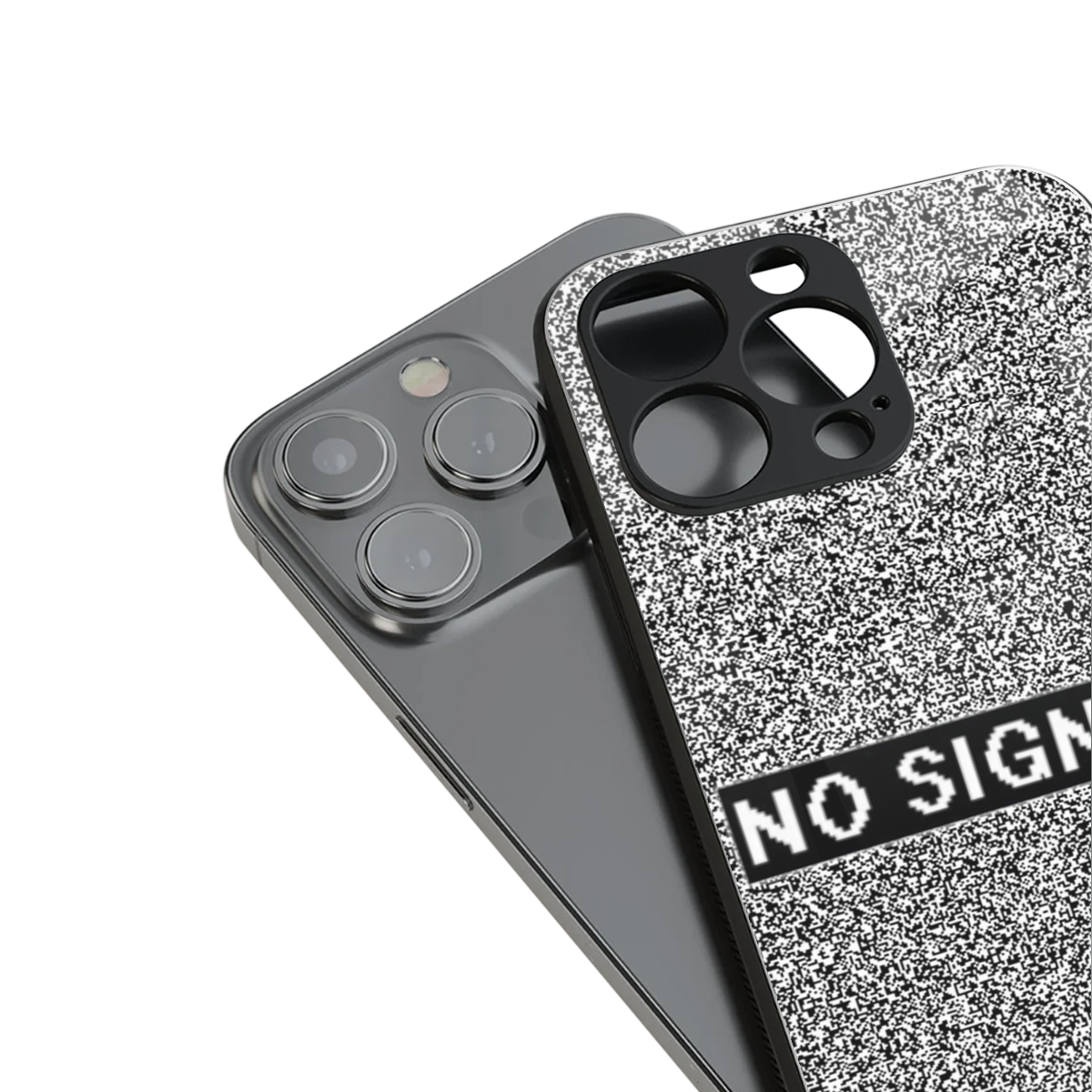 no signal back phone cover | glass case for iphone 14 pro max