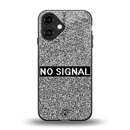no signal back phone cover | glass case for iphone 16