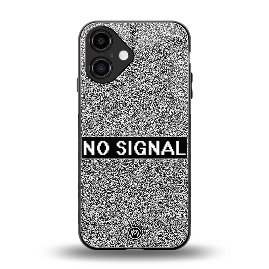 no signal back phone cover | glass case for iphone 16