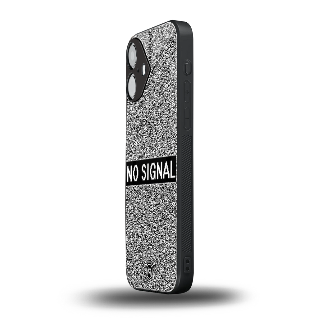 no signal back phone cover | glass case for iphone 16