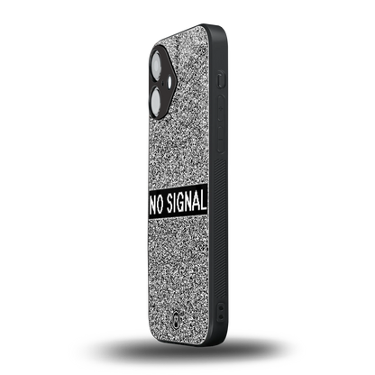 no signal back phone cover | glass case for iphone 16