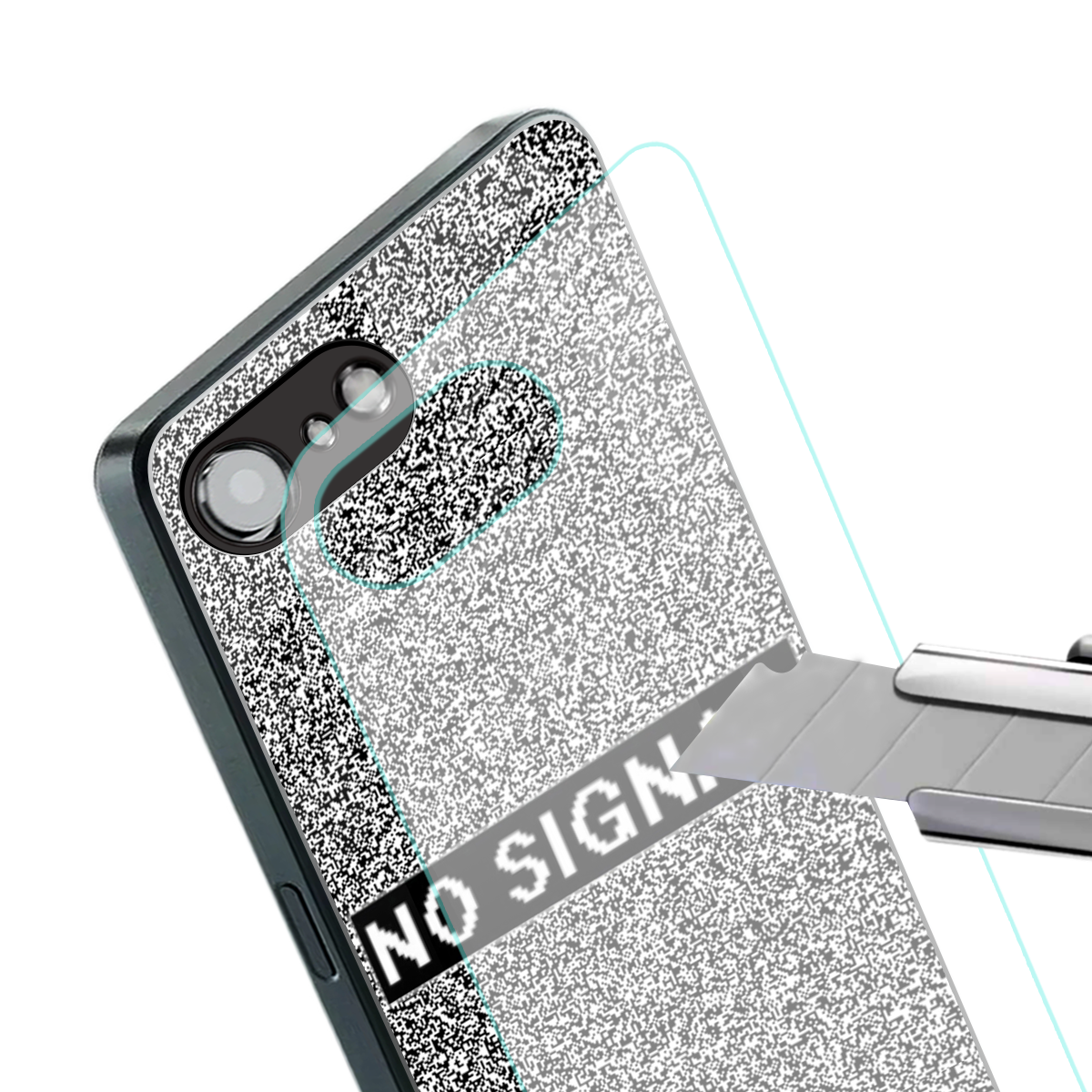 no signal back phone cover | glass case for iphone 16e