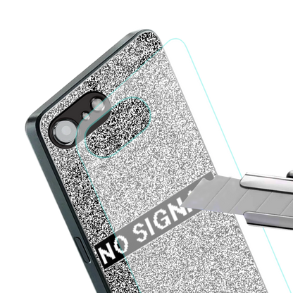 no signal back phone cover | glass case for iphone 16e