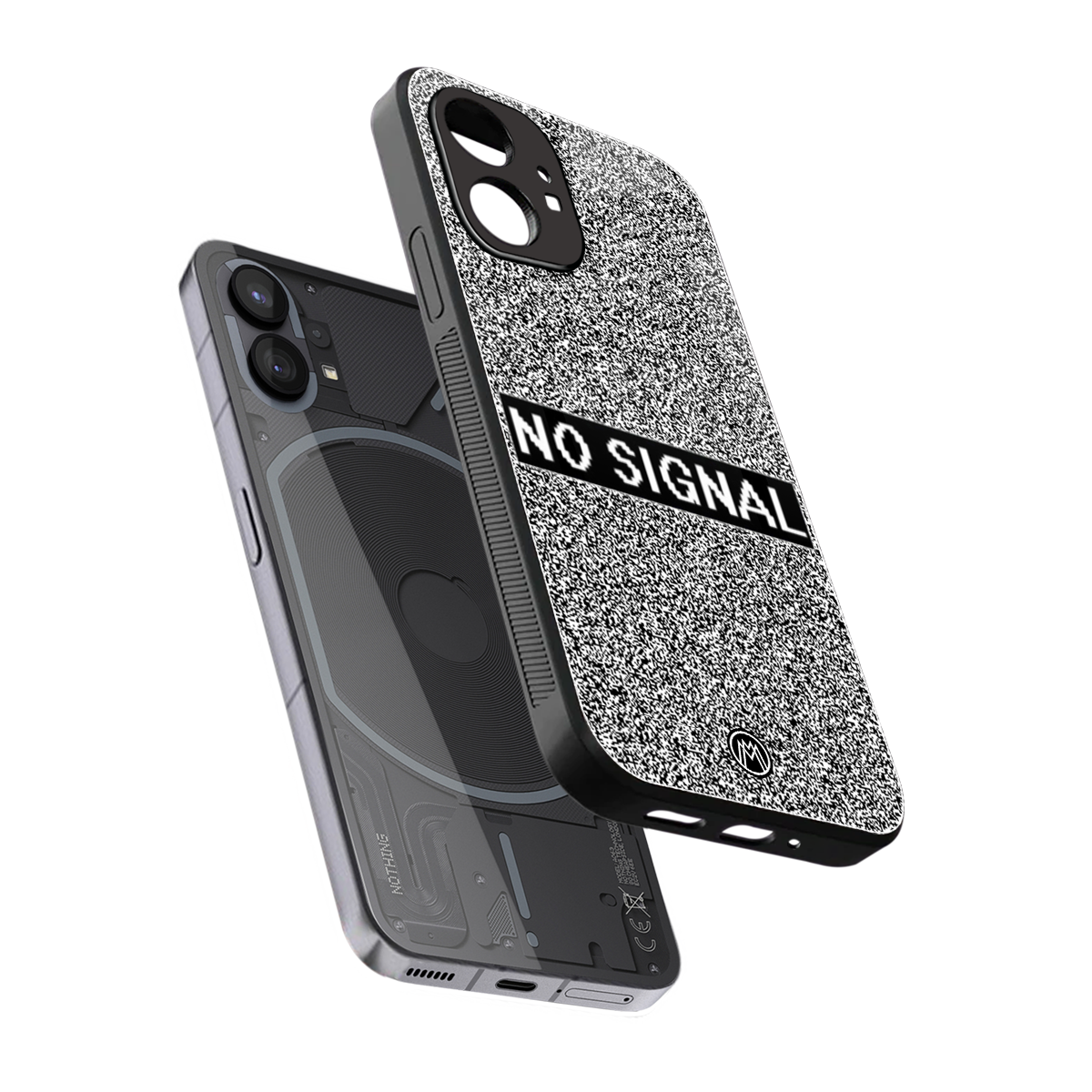 no signal back phone cover | glass case for nothing phone 1