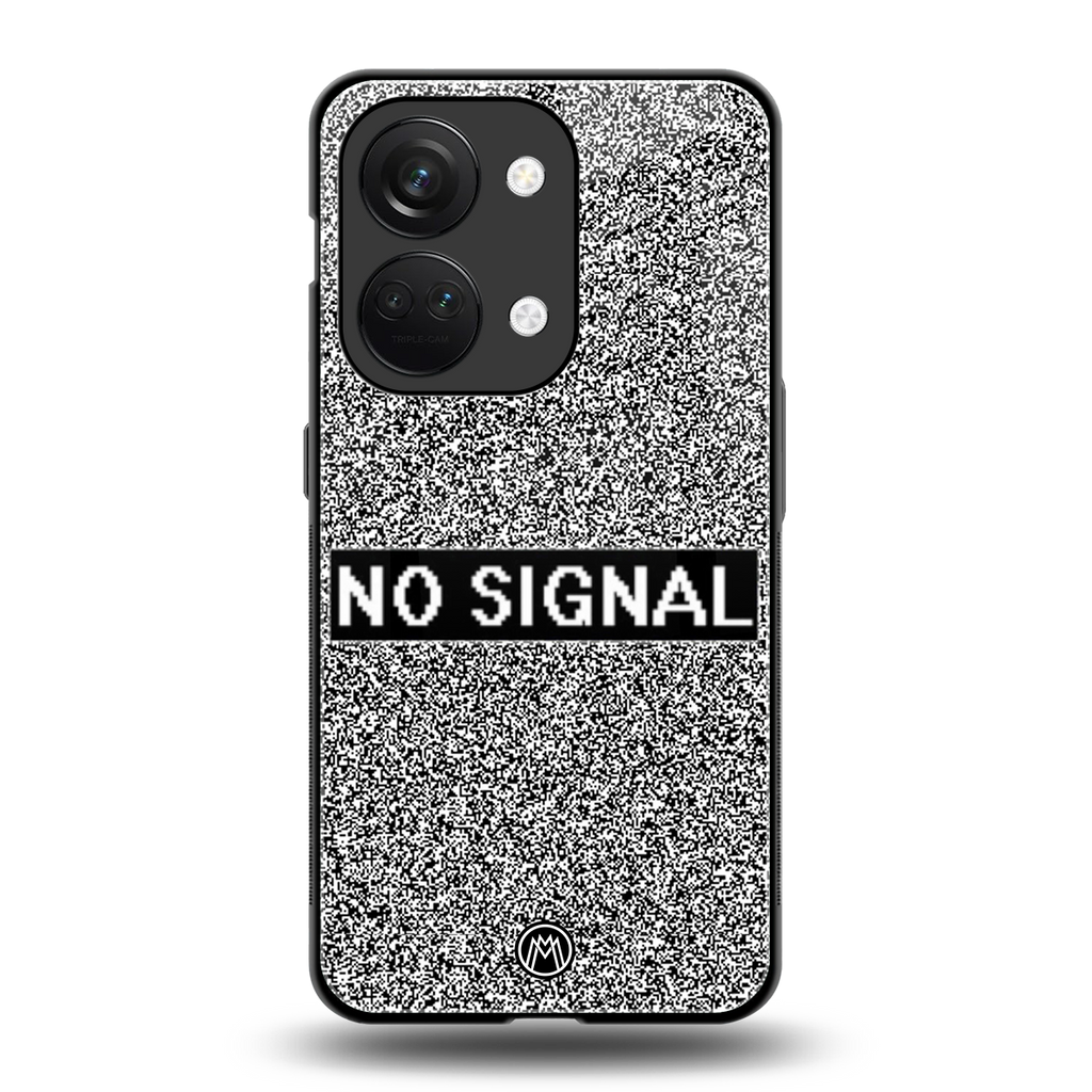 no signal back phone cover | glass case for oneplus nord 3