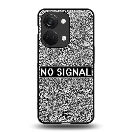 no signal back phone cover | glass case for oneplus nord 3