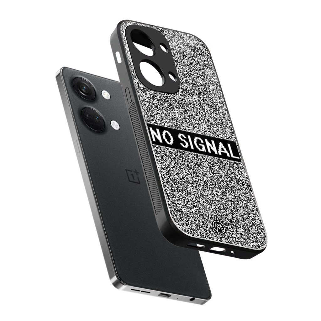 no signal back phone cover | glass case for oneplus nord 3