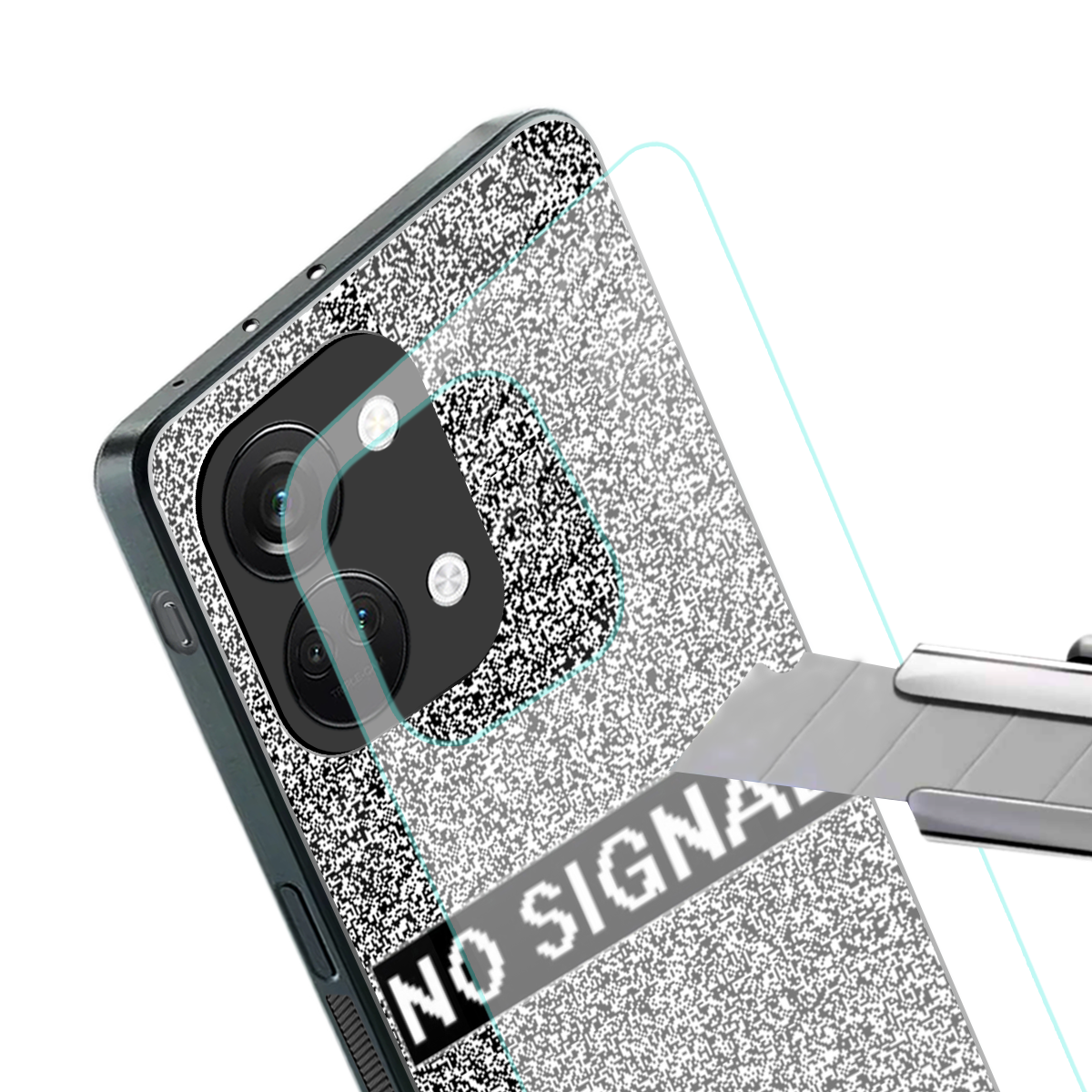 no signal back phone cover | glass case for oneplus nord 3