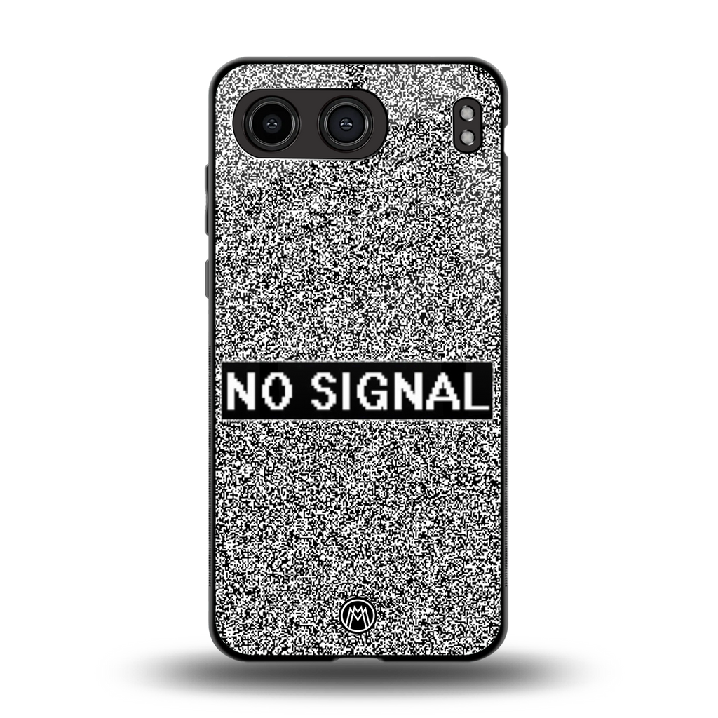 no signal back phone cover | glass case for oneplus nord 4