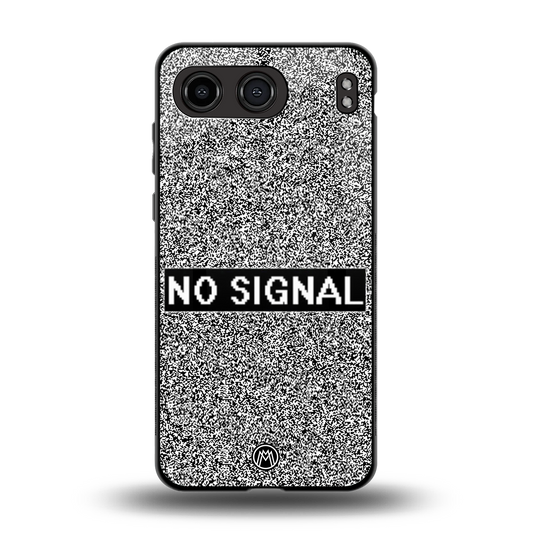 no signal back phone cover | glass case for oneplus nord 4