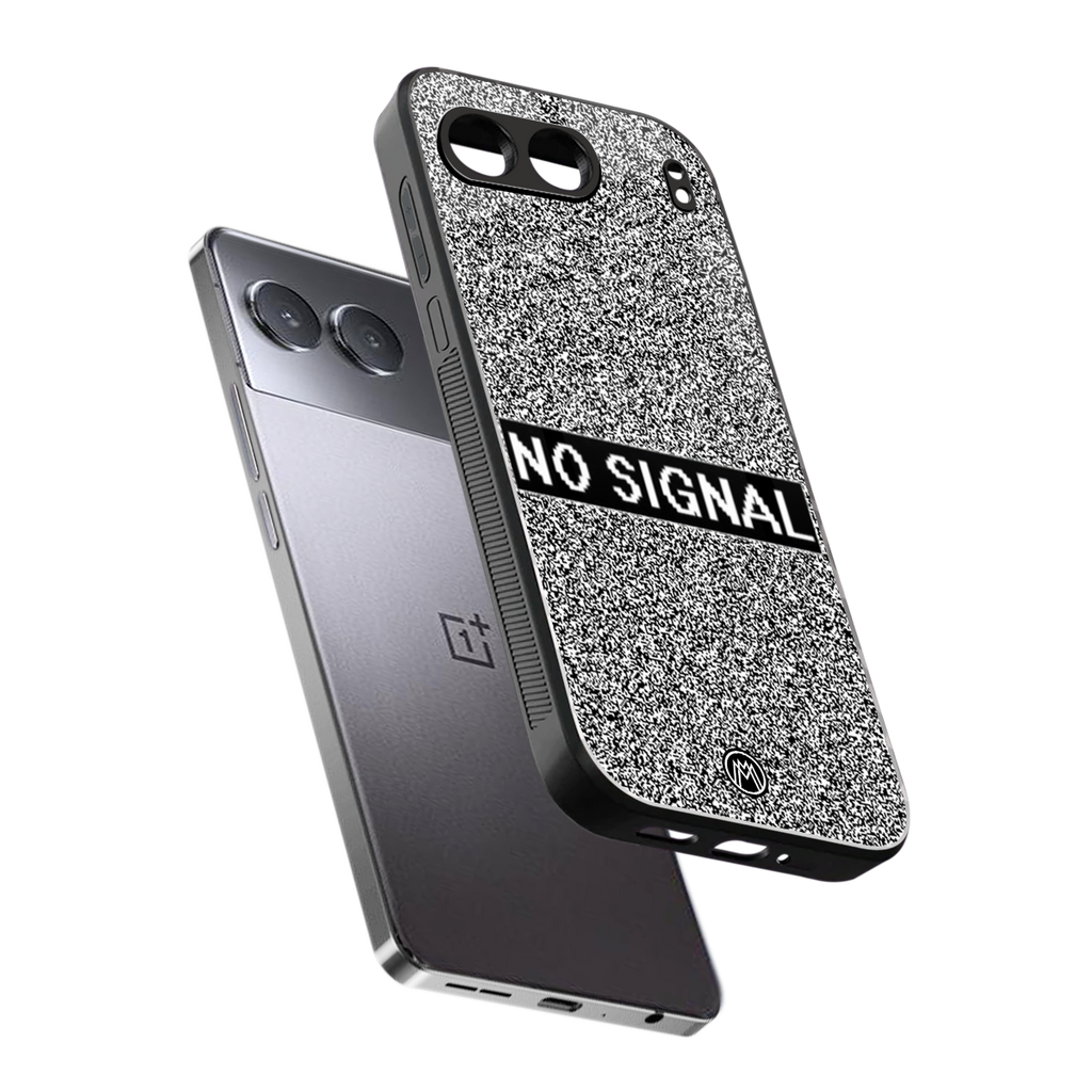 no signal back phone cover | glass case for oneplus nord 4