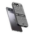 no signal back phone cover | glass case for oneplus nord 4