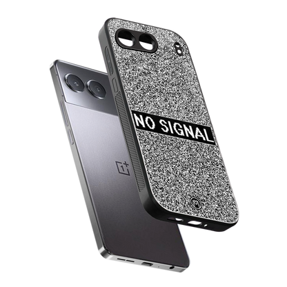 no signal back phone cover | glass case for oneplus nord 4