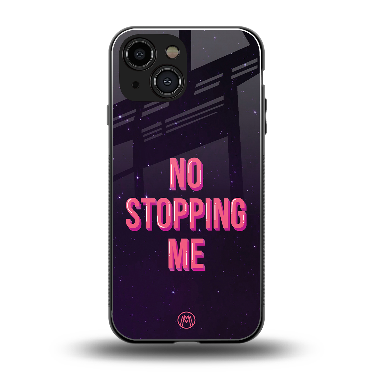 no stopping me back phone cover | glass case for iphone 13 mini
